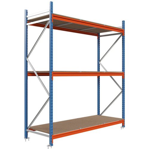 大范围货架 - W.S. Worldwide Shelving GmbH - 分拣 / 存储仓库 / 搁板式