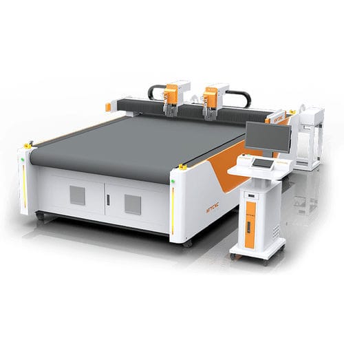 冲头式切割机 - HTY - Jinan Red Sun CNC Equipment Co., Ltd. - 振荡刀片式 / 用于纺织品 / 用于密封垫圈