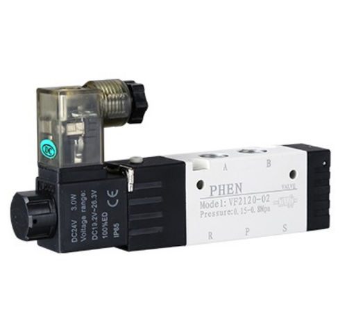 先导式电磁阀 - PVF - Ningbo Phen Automation Co., Ltd - 5 通型 / 空气 / IP65