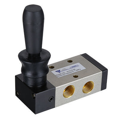 线轴气动分配器 - 4H - Ningbo Phen Automation Co., Ltd - 杠杆 / 2位5通 / 3位5通