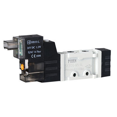 先导式电磁阀 - PSY - Ningbo Phen Automation Co., Ltd - 5 通型 / 空气 / IP65
