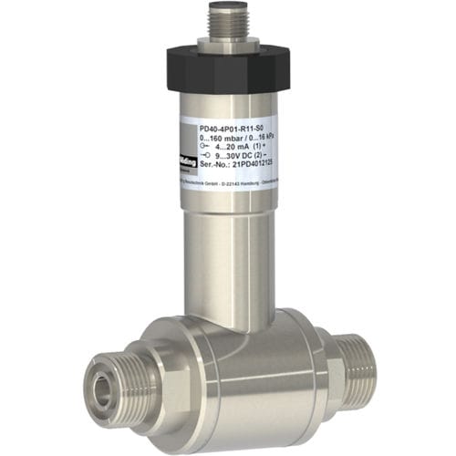 差压压力传感器 - PD40 - Nöding Messtechnik - 隔膜 / 压阻 / 模拟