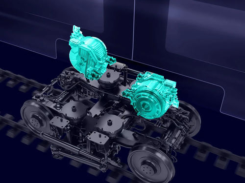 异步铁路牵引电机 - MoComp  - Siemens Mobility - 三相 / 风冷 / 端部悬挂式