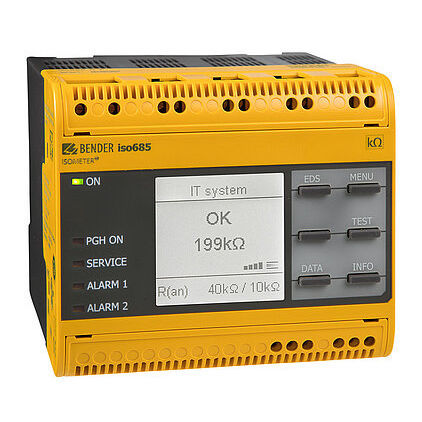 三相系统绝缘控制器 - ISOMETER® iso685-…-P series - BENDER GmbH & Co KG - 中电压 / 交流电网 / RS485