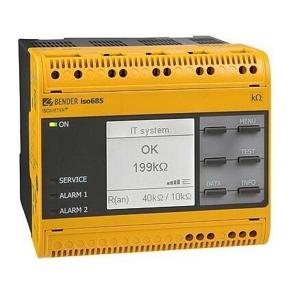 AC/DC绝缘控制器 - ISOMETER® isoRW685W-D - BENDER GmbH & Co KG - 直流 / 4-20 mA / MODBUS