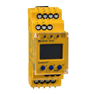 交流电网绝缘控制器 - ISOMETER® IR427 - BENDER GmbH & Co KG - 带测温 / 数字输出式