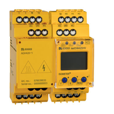 直流绝缘控制器 - ISOMETER® isoCHA425HV - BENDER GmbH & Co KG - RS485 / ModBUS RTU