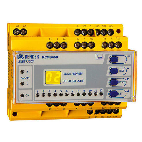漏电监控系统 - LINETRAXX® RCMS460-L - BENDER GmbH & Co KG - 连续式 / 数字 / 多通型
