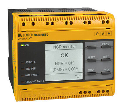 接地电阻器监控系统 - LINETRAXX® NGRM550 - BENDER GmbH & Co KG - 变压器 / 以太网 / IP