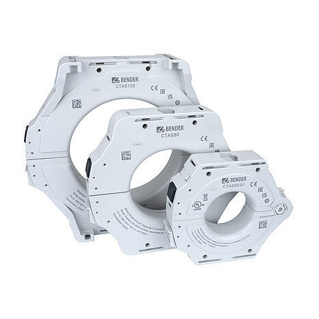 电流互感器 - LINETRAXX® CTAS series - BENDER GmbH & Co KG - 分裂核心 / DIN导轨 / 开口