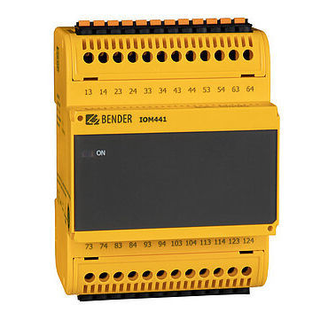 开关继电器模块 - IOM441 series  - BENDER GmbH & Co KG - DIN导轨