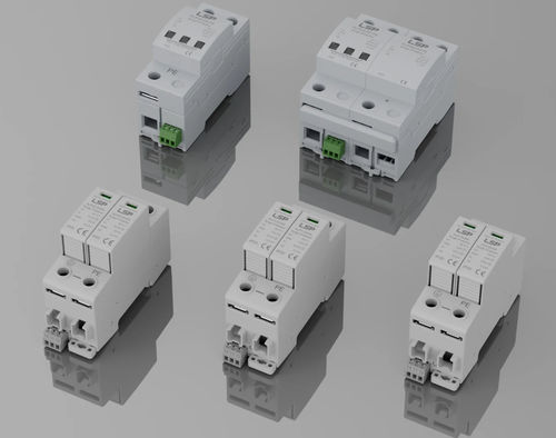 2型避雷器 - FLP series - LSP - 1+2类 / 用于连续供料 / DIN导轨