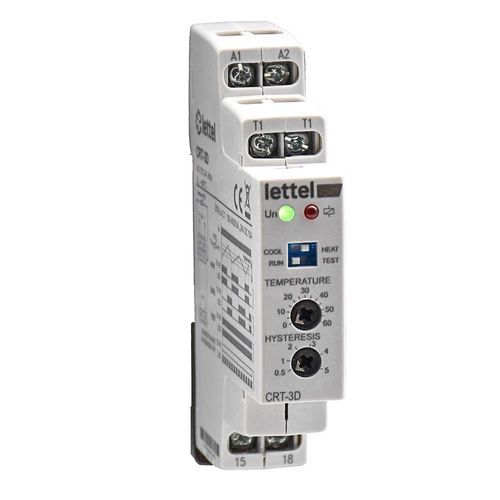 无显示温控器 - CRT-3D - Lettel - 模块化 / DIN导轨