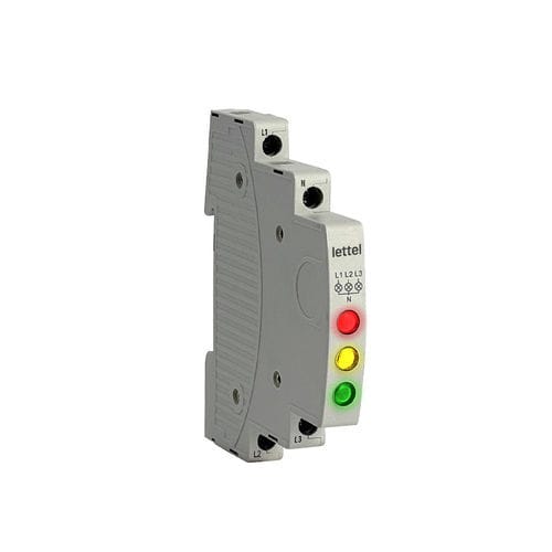LED式指示灯 - SVM3-RYG-230 - Lettel - DIN导轨 / 紧凑型 / 三相电压