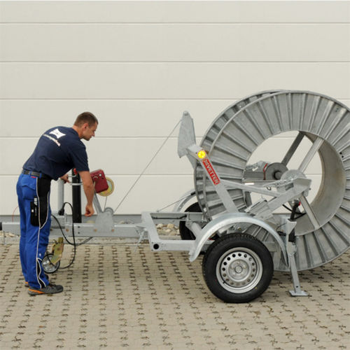 运载车床拖车 - KVS 1500/80G - Vetter GmbH Kabelverlegetechnik - 用于工业材料 / 串联