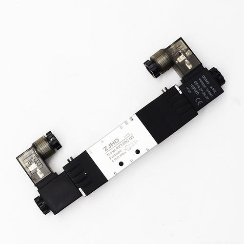 先导式电磁阀 - 4V130C-06B - ZJHD Automation Technology Co., Ltd. - 5 通型 / 压缩空气 / 电磁