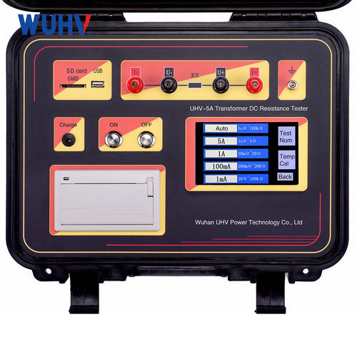 电阻测试仪 - UHV-5A - Wuhan UHV Power Technology Co.,Ltd. - 低电阻 / 安全 / 用于变压器