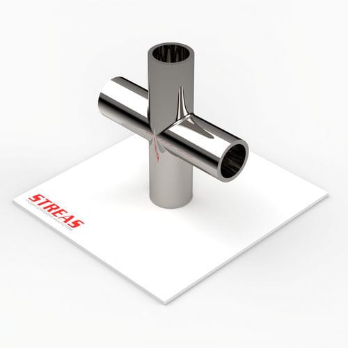 十字型管件 - X33-1 series - Streas srl - T形 / 不锈钢