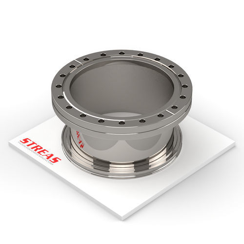 法兰转换接头 - ISOK-4 series - Streas srl - 用于真空 / 机加工