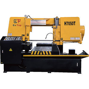 固定锯床 - H7050T - ESTOPCNC - 带式 / 卧式 / 用于金属