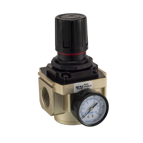 压缩空气压力调节器 - AR series - SPAC Pneumatic - 活塞 / 精准 / 工业