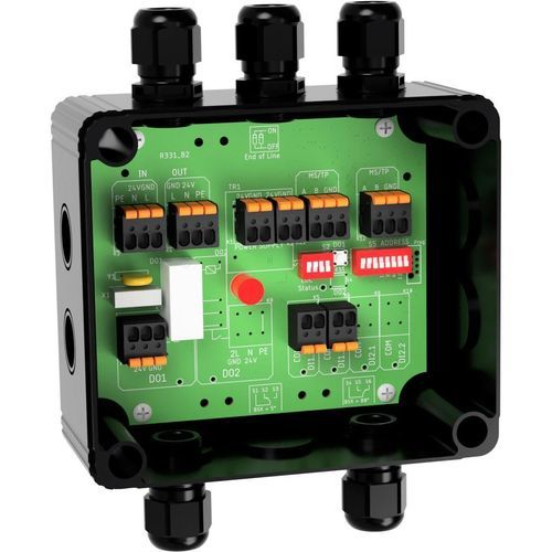 数字I/O模块 - FBB-2DI1DO.R - Romutec Steuer- u. Regelsysteme GmbH - 接地总线 / 继电器输出 / 带双数字输入