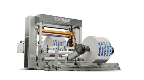 自动纵切复卷机 - SLICING RSR-V - Rotomak - 高速 / 大型 / 用于标签