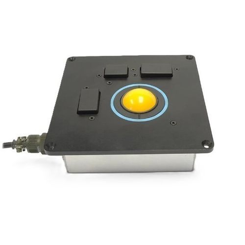 机械轨迹球 - F38-543130- A - Cursor Controls - 面板式 / 38 mm / 不锈钢