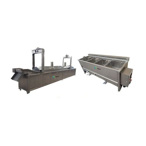 深层脂肪专业油炸机 - Henan Hongtu Machinery Manufacturing Co., Ltd. - 分批 / 面团产品 / 用于零食