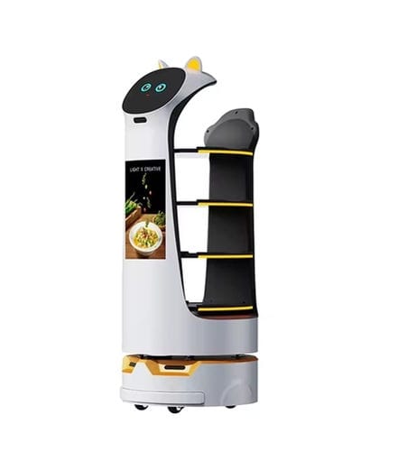 食品送货机器人 - Henan Hongtu Machinery Manufacturing Co., Ltd. - 室内 / 酒店 / 用于医院