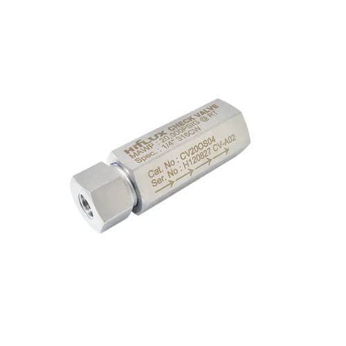 提升阀止回阀 - CV series - HIFLUX - 用于氢气 / 用于气体 / UNF