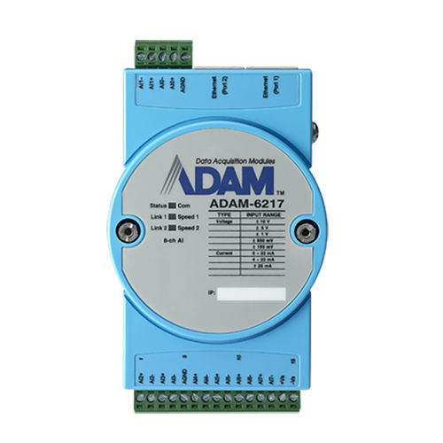 远程输入模块 - ADAM-6217 - ADVANTECH/研华 - 模拟 / 以太网 / Modbus TCP