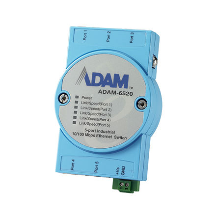 非管理型以太网交换机 - ADAM-6520 - ADVANTECH - DIN导轨 / 嵌入式 / 壁挂安装