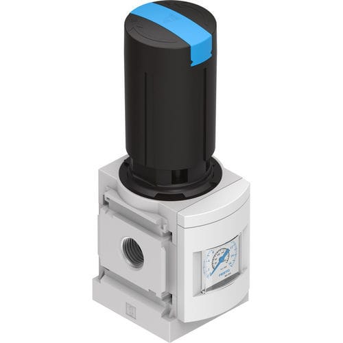 压缩空气压力调节器 - MS6-LR series - FESTO/费斯托 - 隔膜 / 单级 / 工业