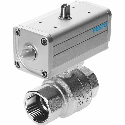 气动球形阀致动器 - VZPR - FESTO/费斯托 - 直角回转 / 90° / 止转棒轭