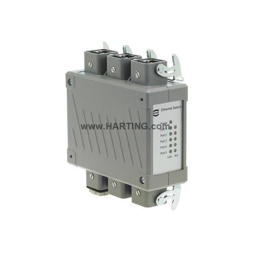非管理型以太网交换机 - Ha-VIS eCon 7050-B1 - HARTING/浩亭 - 5端口 / DIN导轨 / 壁挂安装