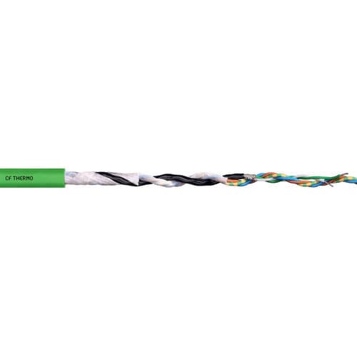 数据电缆 - CFTHERMO - igus® - 阻燃 / 防油 / 用于传感器