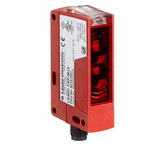 偏振反转反射光电探测器 - PRK46C/4P-M12  - Leuze electronic GmbH + Co. KG - 矩形 / LED / 数码