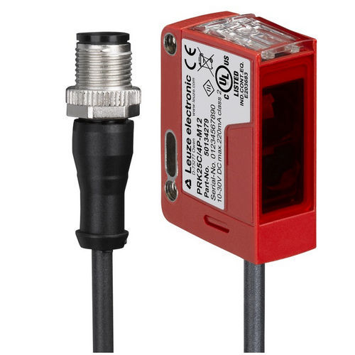 偏振反转反射光电探测器 - PRK25C/4P-200-M12 - Leuze electronic GmbH + Co. KG - 矩形 / LED / 数码