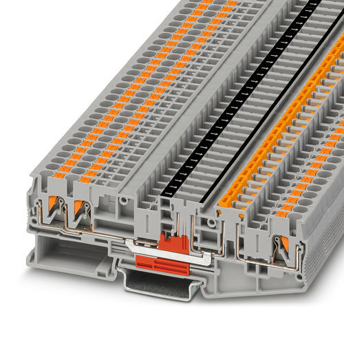 插入式接线盒 - PT 2,5-TWIN-MT-CLT  - PHOENIX CONTACT GmbH & Co. KG - 推入式 / 灰色