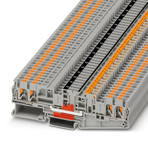 插入式接线盒 - PT 2,5-QUATTRO-MT-CLT - PHOENIX CONTACT GmbH & Co. KG - 推入式 / 灰色
