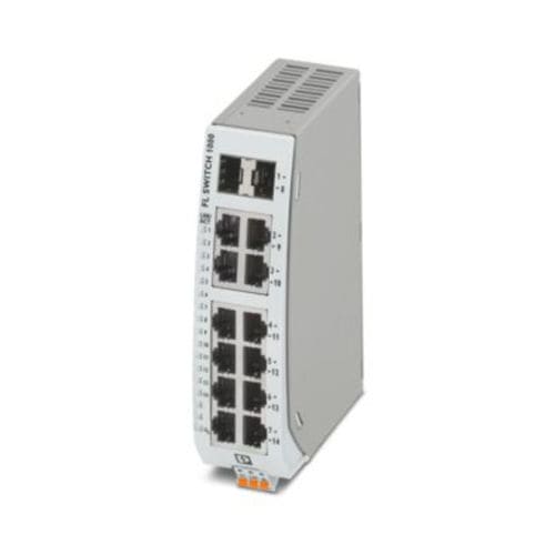 管理型以太网交换机 - FL SWITCH 1012NT-2SFP - PHOENIX CONTACT GmbH & Co. KG - 14 端口式 / RJ45