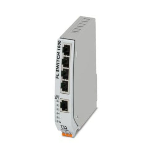 非管理型以太网交换机 - FL SWITCH 1105NT - PHOENIX CONTACT GmbH & Co. KG - 5端口 / DIN导轨 / RJ45