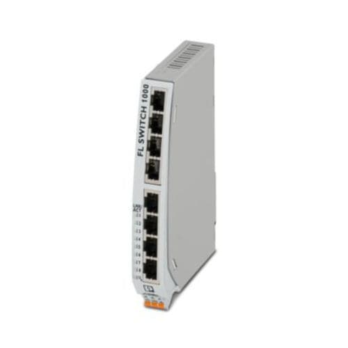 非管理型以太网交换机 - FL SWITCH 1108NT - PHOENIX CONTACT GmbH & Co. KG - 8端口 / DIN导轨 / RJ45