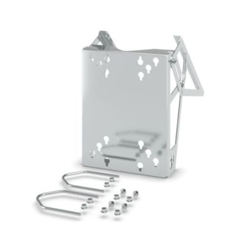 不锈钢支架 - POS POLEFIX S 108 VA - PHOENIX CONTACT GmbH & Co. KG - 带有光伏面板