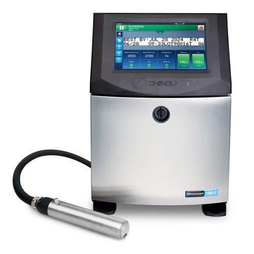 连续喷墨型打印机 - 1580 C  - VIDEOJET/伟迪捷 - 落地 / 彩色 / 工业