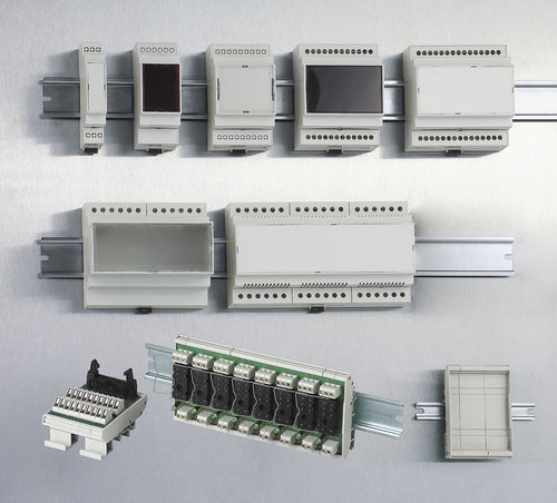 DIN导轨盒 - Railtec C - OKW Odenwälder Kunststoffwerke Gehäusesysteme GmbH - 模块化 / 聚碳酸酯 / 电子设备