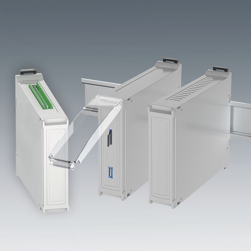 DIN导轨盒 - RAILTEC BP M22 - OKW Odenwälder Kunststoffwerke Gehäusesysteme GmbH - 模块化 / 聚碳酸酯 / 电子设备