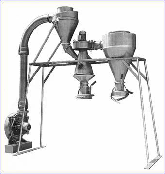 颗粒分离器 - NEUE HERBOLD Maschinen-u. Anlagenbau GmbH - 用于散装产品 / 塑料 / 旋风式