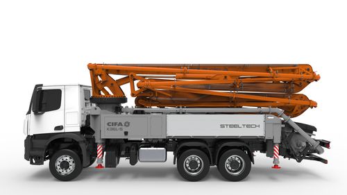 拖挂式混凝土泵车 - K36L-5 - CIFA S.p.A - 工程